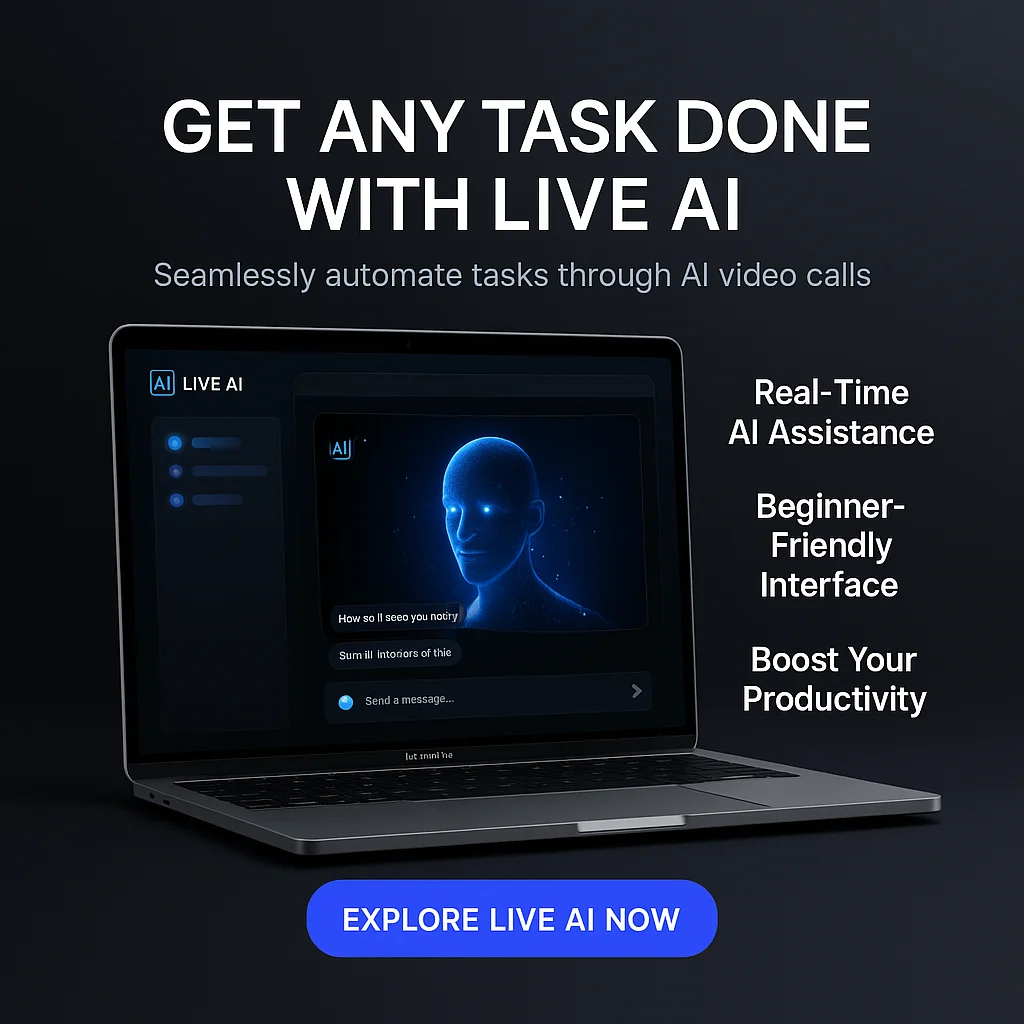 How to Use LIVE AI - Start an AI Video Call and Get Any Task Done: A Step-by-Step Workflow Guide featured image