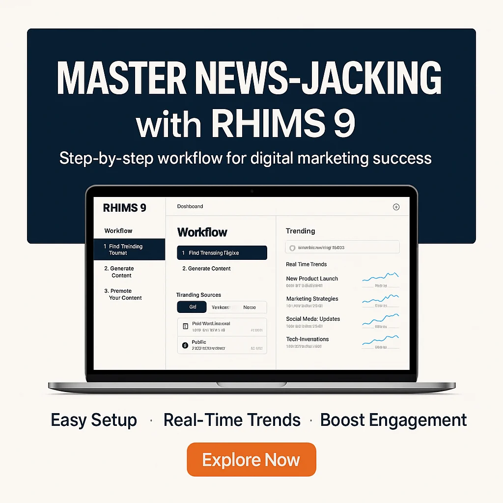How to Use RHIMS 9: News-Jacking Software – Step-by-Step Workflow to Boost Your Marketing Impact featured image