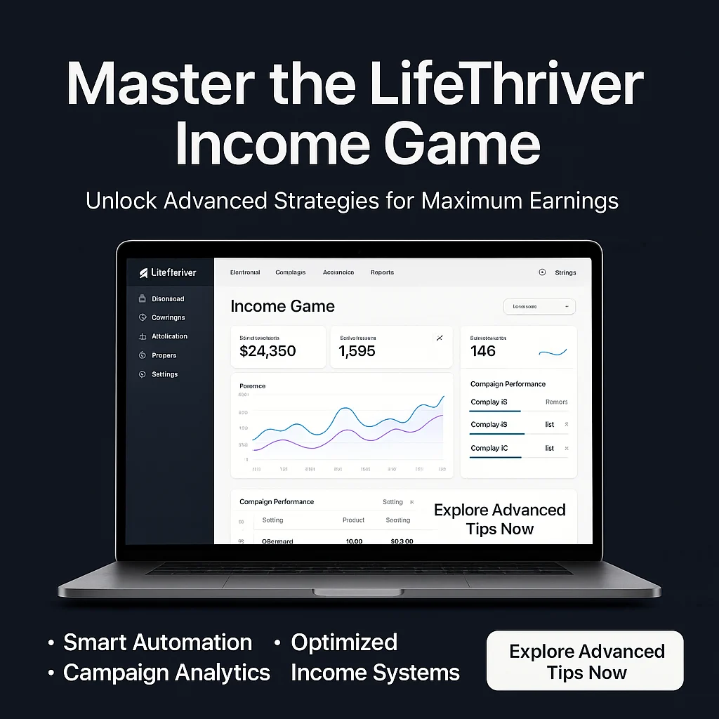 LifeThriver Income Game Advanced Tips: Optimize Your Digital Marketing Success featured image