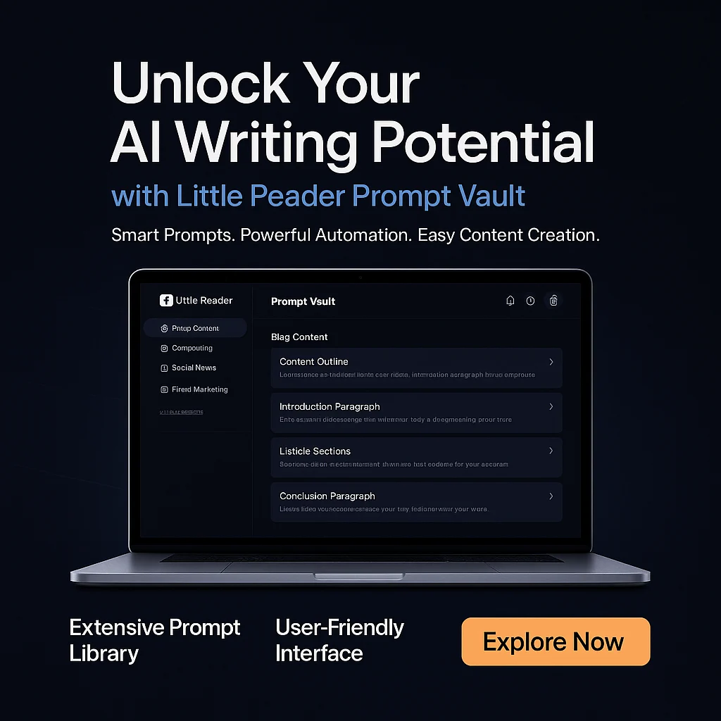 Little Reader Prompt Vault - PLR Feature Breakdown: Unlock Smart AI Writing Power featured image