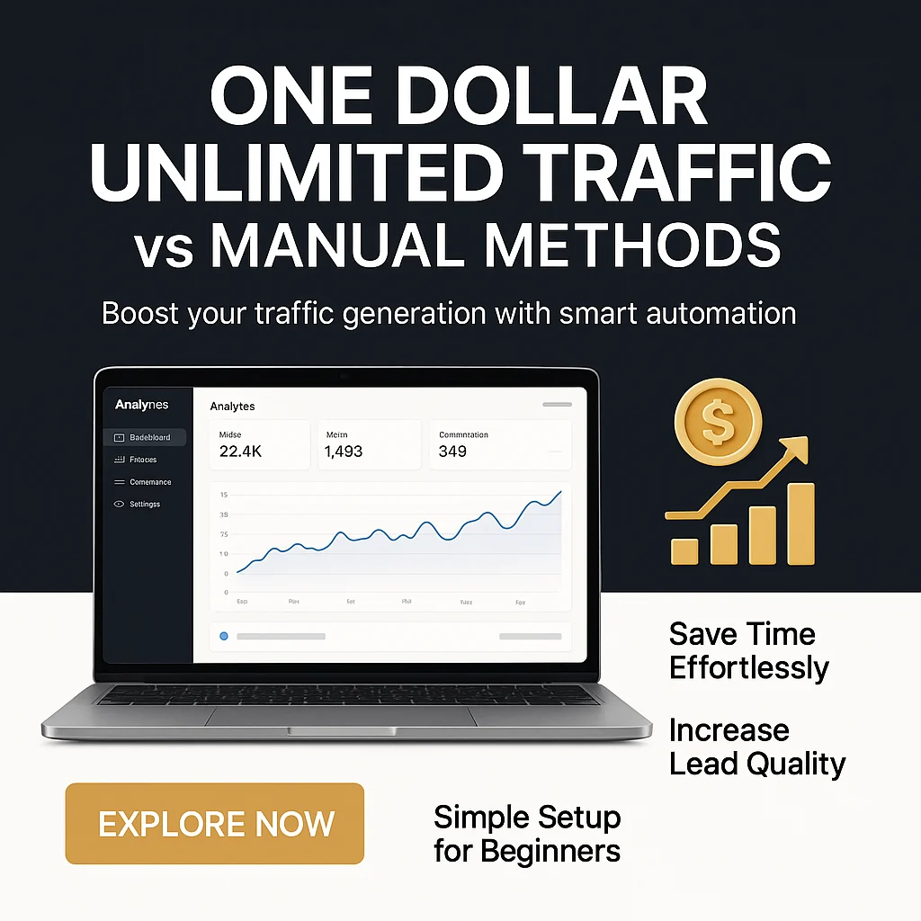 One Dollar Unlimited Traffic vs Manual Methods: Which Is Better for Traffic Generation? featured image