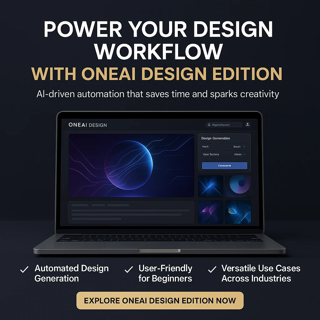 Practical OneAi Design Edition Use Cases: How This AI Tool Transforms Digital Design Workflows featured image