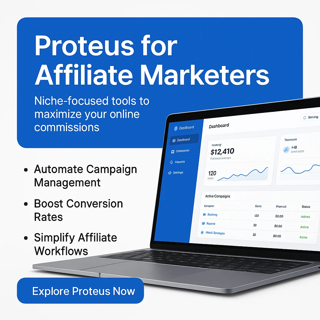 Proteus for Affiliate Marketers: Unlock Niche-Specific Growth and Conversion Power featured image