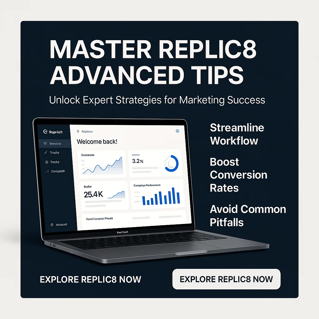 Replic8 Advanced Tips: Optimize Your Digital Marketing Workflow Like a Pro featured image