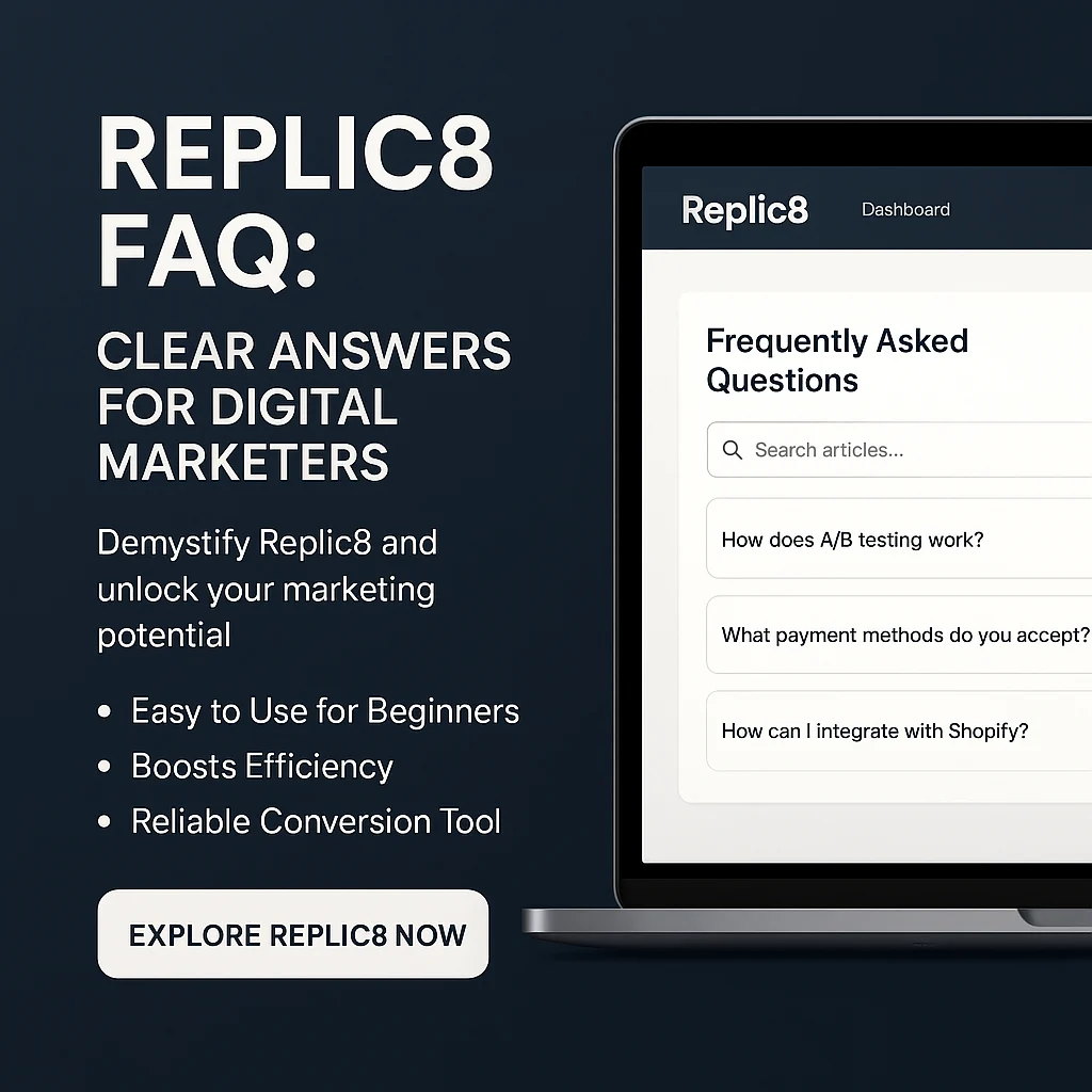 Replic8 FAQ: Answers to Your Top Questions and Buyer Concerns featured image