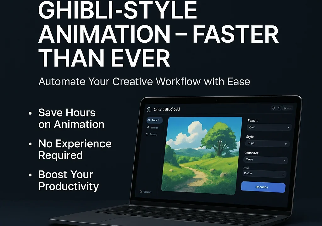 Save Time Creatively with Ghibli Studio AI – World’s First Ghibli-Style AI Studio