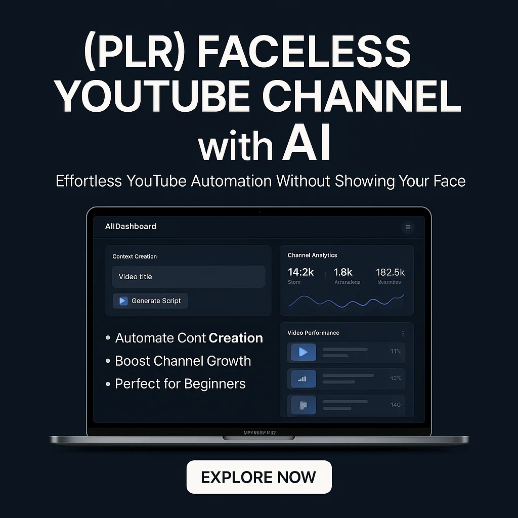 Solving Major YouTube Automation Challenges with (PLR) Faceless YouTube Channel with AI featured image