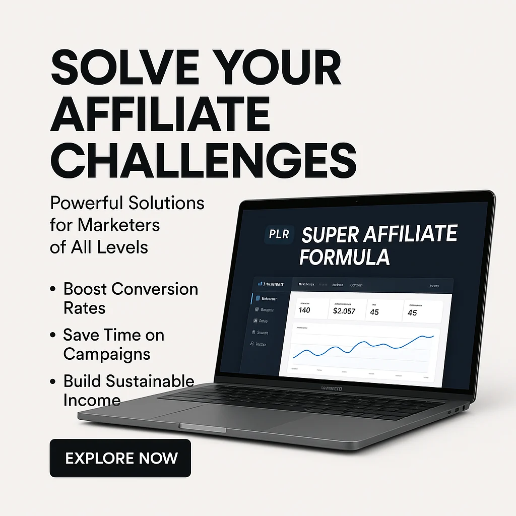Solving Your Affiliate Marketing Roadblocks with (PLR) Super Affiliate Formula featured image