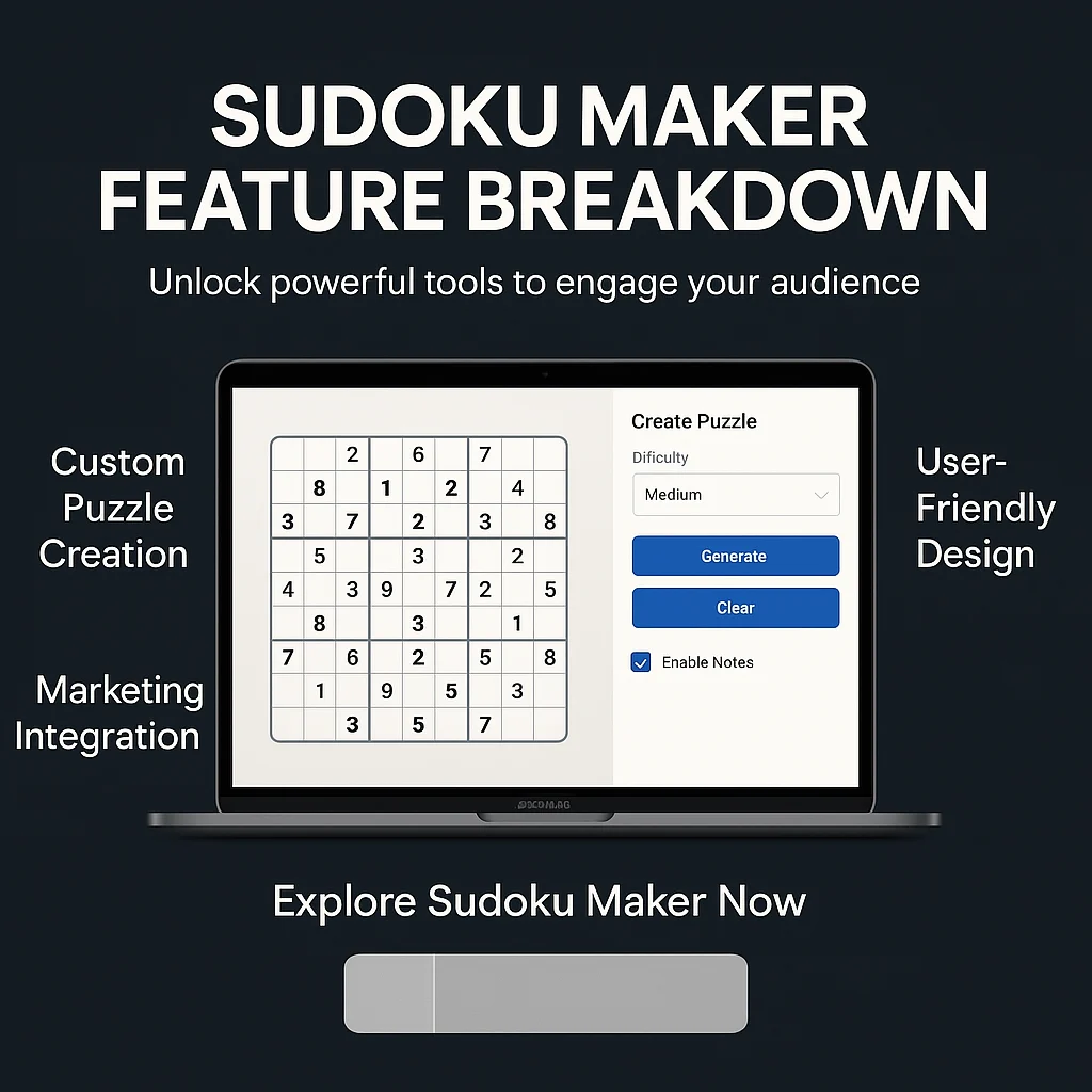Sudoku Maker Feature Breakdown: Unlocking Its Core Benefits for Digital Marketers featured image