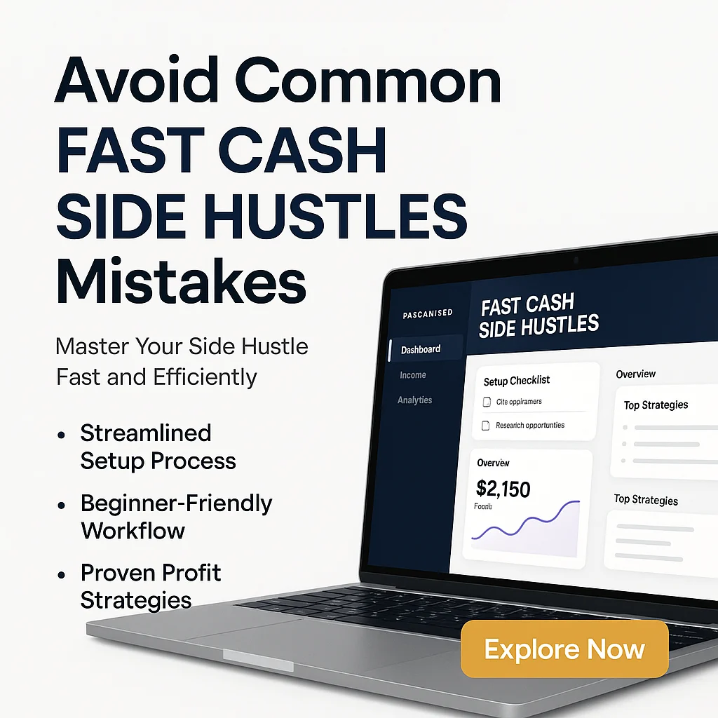Top FAST CASH SIDE HUSTLES Mistakes to Avoid for Faster Online Success featured image