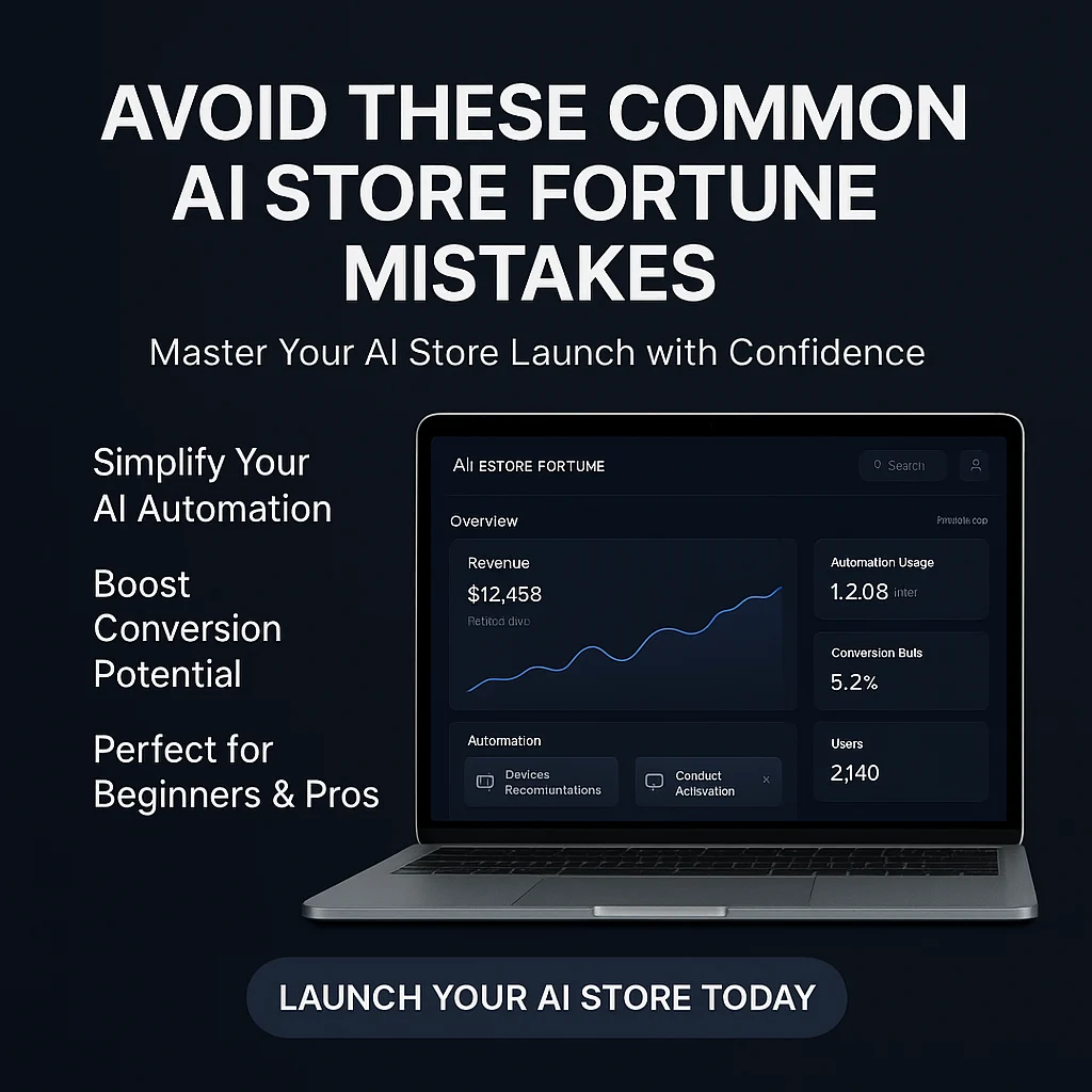 Top Mistakes to Avoid When Using AI Store Fortune – Launch Your Own AI Store Today Software featured image