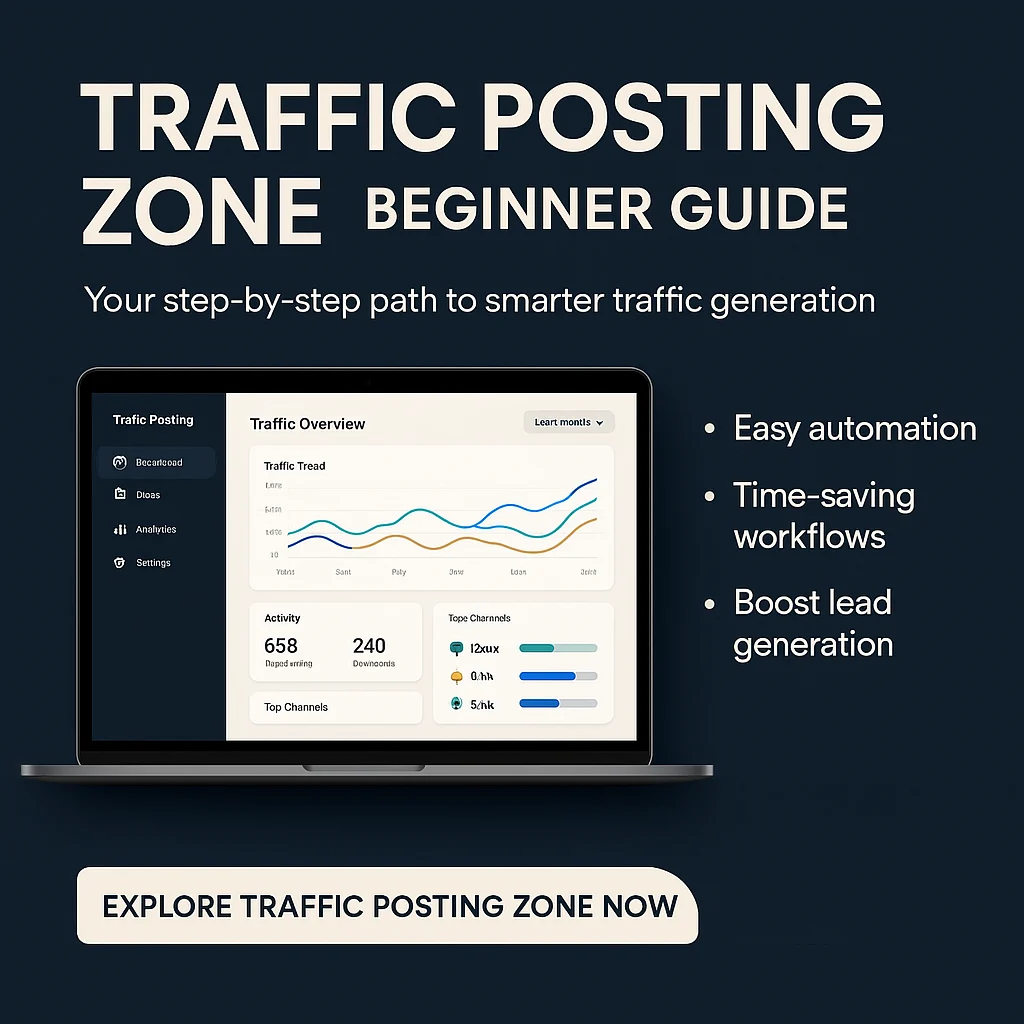 Traffic Posting Zone Beginner Guide: How to Kickstart Your Traffic Generation Journey featured image