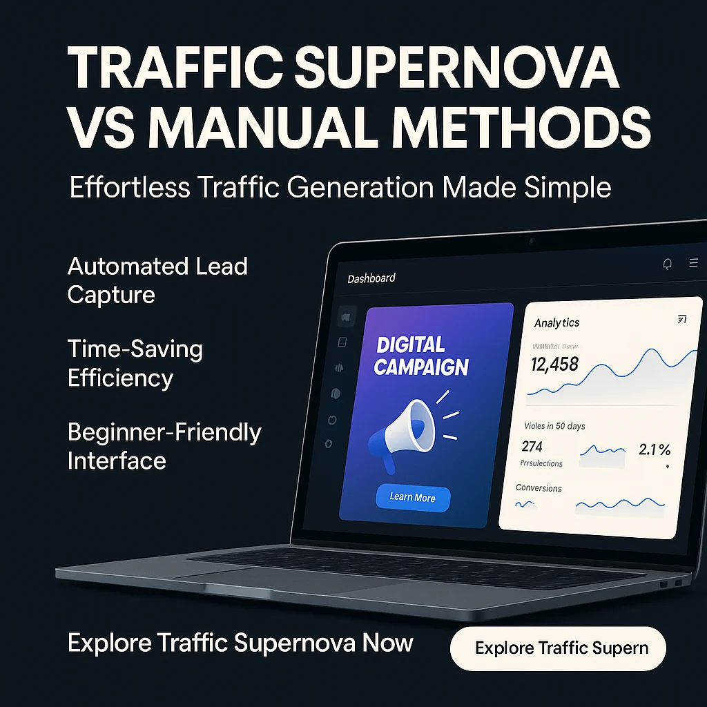 Traffic Supernova vs Manual Methods: Which Traffic Generation Approach Wins? featured image