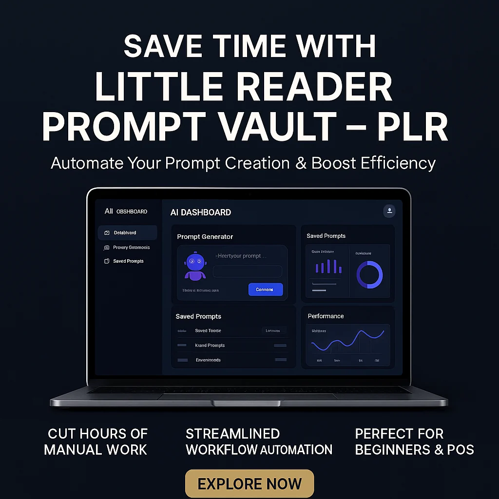 Unlock Massive Time Savings with Little Reader Prompt Vault - PLR Software featured image