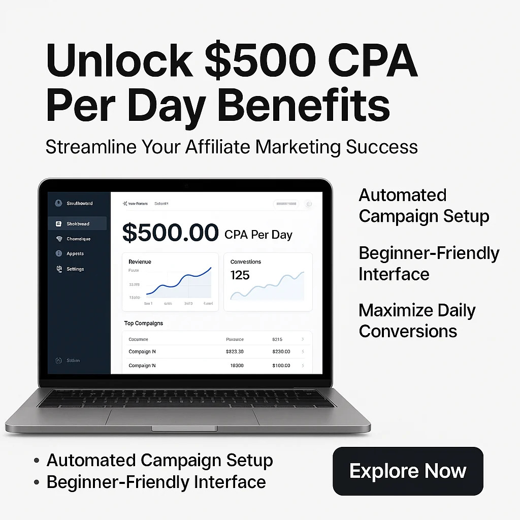 Unlock Powerful $500 CPA Per Day Benefits to Boost Your Digital Marketing Success featured image