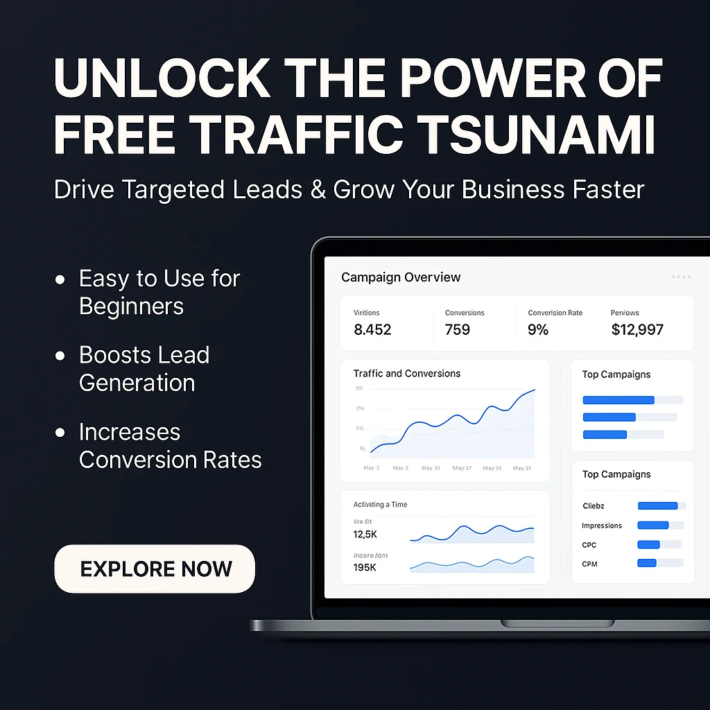 Unlock Real Growth: Discover the Free Traffic Tsunami Benefits for Your Online Success featured image