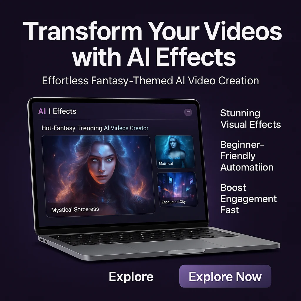 Unlock the Power of AI Effects - Hot-Fantasy Trending AI Videos Creator Benefits for Next-Level Video Content featured image