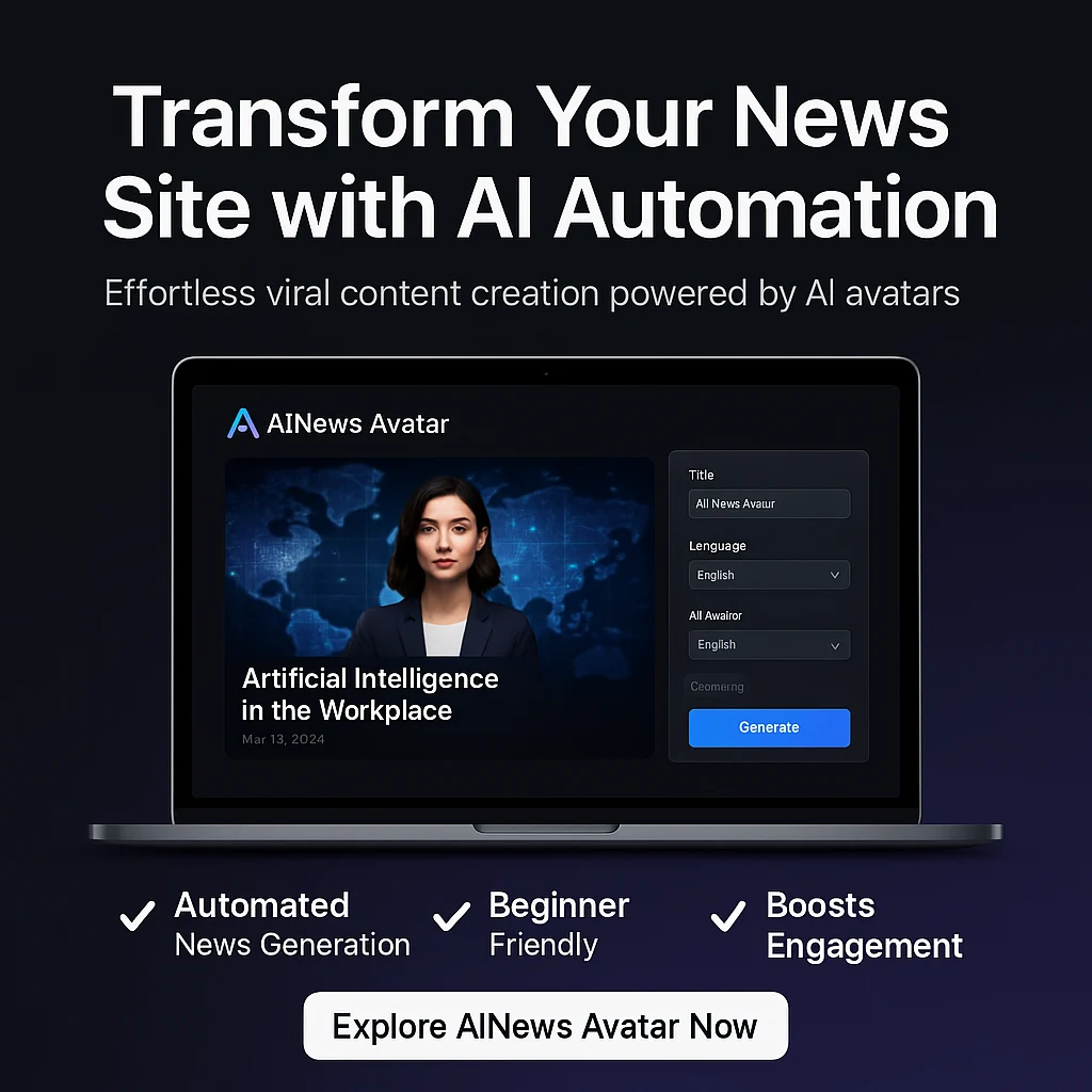 Unlock the Powerful Benefits of AINews Avatar: Creates Automated Viral AI Avatar News Site featured image