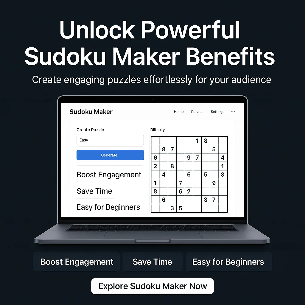 Unlock the Top Benefits of Sudoku Maker Software for Your Digital Marketing Success featured image
