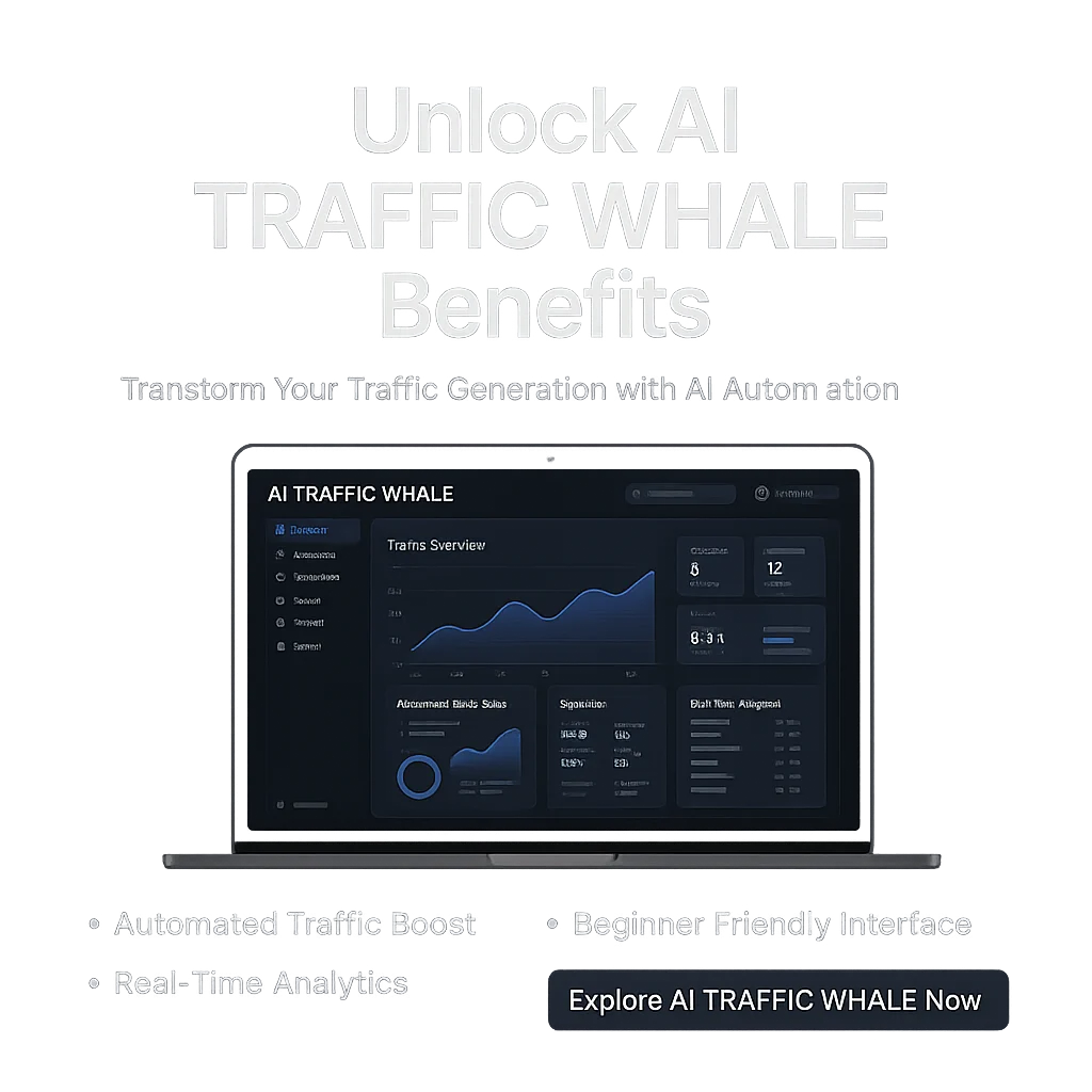 Unlocking AI TRAFFIC WHALE Benefits: How This AI Tool Elevates Your Traffic Generation featured image