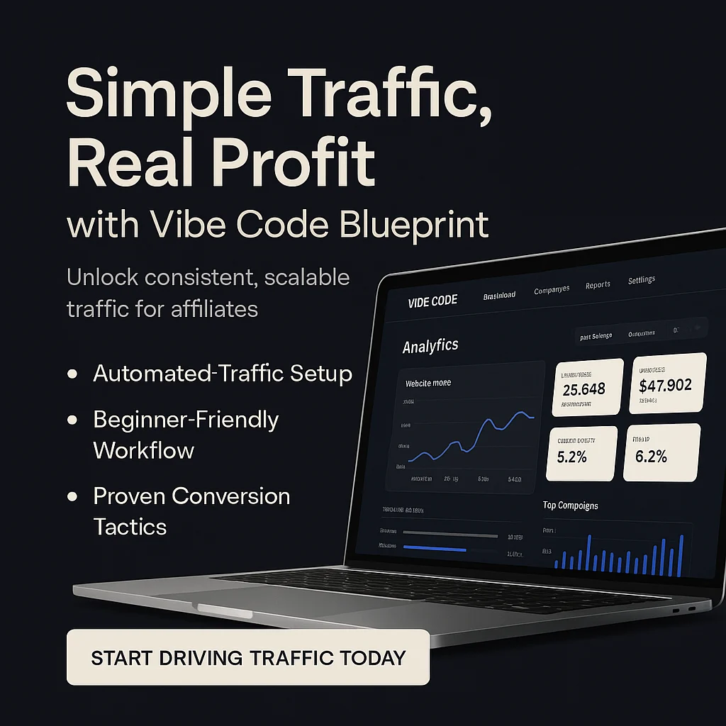 Vibe Code Blueprint: Simple Traffic, Real Profit Review – A Complete Affiliate Marketer’s Guide featured image