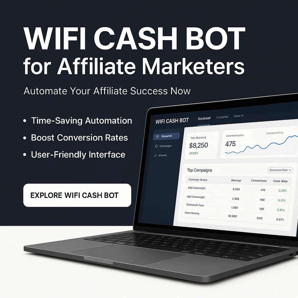 WIFI CASH BOT for Affiliate Marketers: Unlocking Niche-Specific Automation Benefits featured image