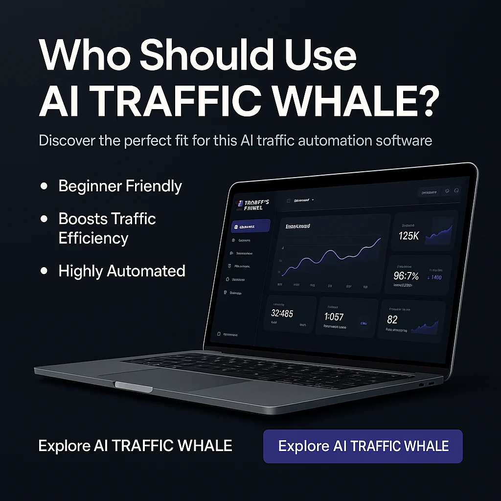 Who Should Use AI TRAFFIC WHALE? A Clear Guide to Audience Fit and Value featured image