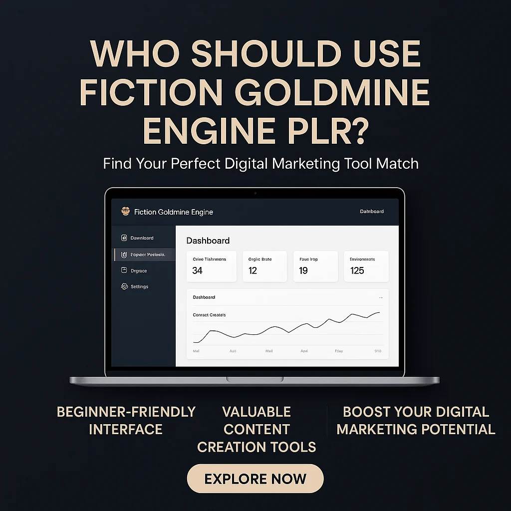 Who Should Use Fiction Goldmine Engine PLR? A Practical Guide to Audience Fit featured image